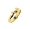 Billede af Ring m. pynt, brill. 0,02 w/vs 14 kt.