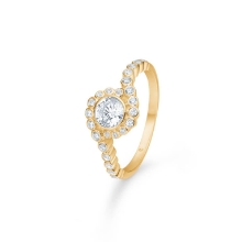 Billede af Mads Z "Carmen" ring 8 kt. guld m. cz (str. 54)