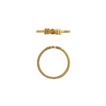 Billede af STINE A ring Wow/Mom sølv forgyldt (str. 56)