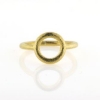 Billede af Ring Circles 11 mm. 925s forgyldt (overflade sand) 