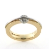 Billede af Ring fattet med brillant 5,7 mm. 14 kt.