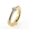 Billede af Ring fattet med brillant 5,7 mm. 14 kt.