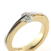 Billede af Ring fattet med brillant 5,7 mm. 14 kt.