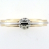Billede af Ring fattet med brillant 5,7 mm. 14 kt.