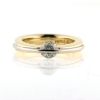 Billede af Ring fattet med brillant 5,7 mm. 14 kt.