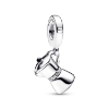 Billede af Pandora Mokkakande charm sølv m. cz