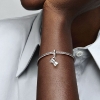 Billede af Pandora Mokkakande charm sølv m. cz