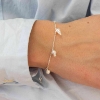 Billede af Hultquist Esther armbånd sølv m. fvp (16+3 cm)