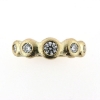 Billede af Ring boble (boblering) 5 brill. 14 kt.