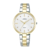 Billede af Lorus Classic dameur stål gulddoublé hvid skive 5bar 32mm
