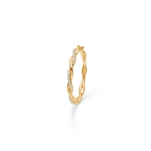Billede af Mads Z ring 14 kt. Poetry "Twist" m. 0,05 ct. W.SI str. 54