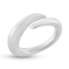 Billede af Ring forskudt skinne 14 kt. hvg.
