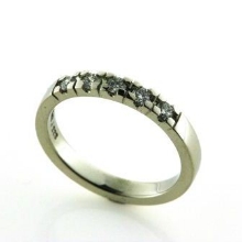 Billede af Alliancering 5* 0,06 w/pi. 925s. (br. 3,0-tk. 2,0 mm.)