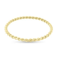 Billede af Armring snoet tråd, 2*1,5 mm. 14 kt. facon 13,0 gr. (prisen er excl. guld)
