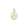 Billede af *Julie Sandlau Cocktail vedhæng sølv rhodineret Lemon zirkonia