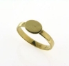 Billede af Ring 8 kt. m. oval plade 9*7 m/m........