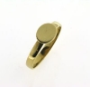 Billede af Ring 8 kt. m. oval plade 9*7 m/m........
