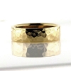 Billede af Herrering hamret overflade 14 kt.