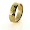 Billede af Herrering hamret overflade 14 kt.