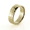 Billede af Herrering hamret overflade 14 kt.