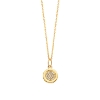Billede af *Spirit Icons Gaia halskæde 14 karat guld med 0,066 ct. w/vs 45 cm.  