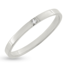 Billede af Alliancering 14 kt. hvg. 1* 0,01 w/vs. (br.1,8mm.)
