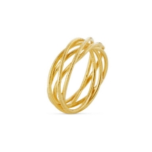 Billede af Susanne Friis Bjørner ring Twisted Wire forgyldt sølv (str. 50) Billede af Susanne Friis Bjørner ring Twisted Wire forgyldt sølv (str. 50)