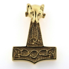 Billede af Vedhæng thorshammer (33*48 mm.) 14 kt. facon + 43,4 gr. (prisen er excl. guld)