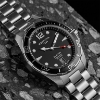 Billede af Certina DS Action Diver 300m stål lænke sort skive safirglas 43mm