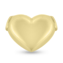 Billede af Vedhæng hjerte, massivt, hul til kæde, 8 kt. facon 11,4 gr. (prisen er excl. guld)
