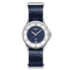 Billede af Certina DS-6 Lady dameur blå læderrem nato stål 10bar 35mm