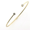 Billede af Armring 2 brill. a 0,15 w/vs. 14 kt.