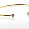 Billede af Armring 2 brill. a 0,15 w/vs. 14 kt.