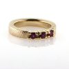 Billede af Alliancering 3 rubiner a ca. 0,10 ct. 14 kt.