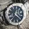 Billede af Certina DS Action dameur stål lænke sort skive 32mm safirglas dato 30bar