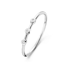Billede af Spirit Icons Hope ring 14 karat hvidguld m. 0,015ct w/vs str. 58