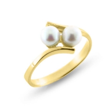 Billede af Ring m/ 2 K.P. 8 kt facon 1,7 gr. (prisen er excl. guld)