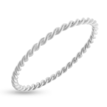 Billede af Armring snoet tråd 2*2,0 mm. 14 kt. hvg.
