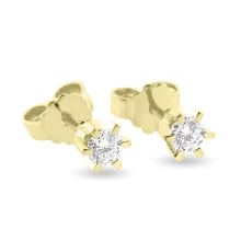 Billede af Ørestik 14 kt brill 2* 0,10 w/vs