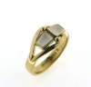 Billede af Tandring 2 tand (incl.ny ring ) 14 kt