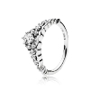 Billede af *Pandora ring Fairytale Tiara sølv med syntetiske zirkonia 