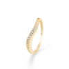Billede af Mads Z "Maggie" ring 8 kt. guld m. cz (str. 50-60)