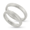 Billede af Vielses & Forlovelses ringe, oval profil 3,9 * 1,8 mm. 8 kt. hvg.