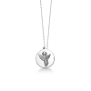 Billede af Mads Z "Me & My Angel" 2-i-1 halskæde sølv m. engel og amulet i én inkl. 2 kæder