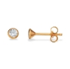 Billede af Ørepynt syn.zir. 3,5 mm. 8 kt.