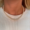 Billede af Mads Z "Treasure" halskæde 14 kt. guld m. kulturperler (42-45 cm)