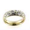 Billede af Ring fattet med 25 stene 14 kt.