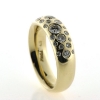 Billede af Ring fattet med 25 stene 14 kt.