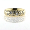 Billede af Ring fattet med 25 stene 14 kt.