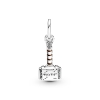 Billede af Pandora MARVEL Thors Hammer charm sølv m. emalje